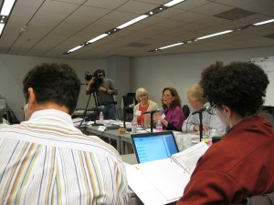 Councilwomen Sally Bagshaw address the Elephant Task Force on May 29th, 2013 at the Seattle Central Library
