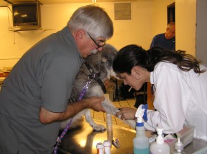 Dr R (right) and Princess 